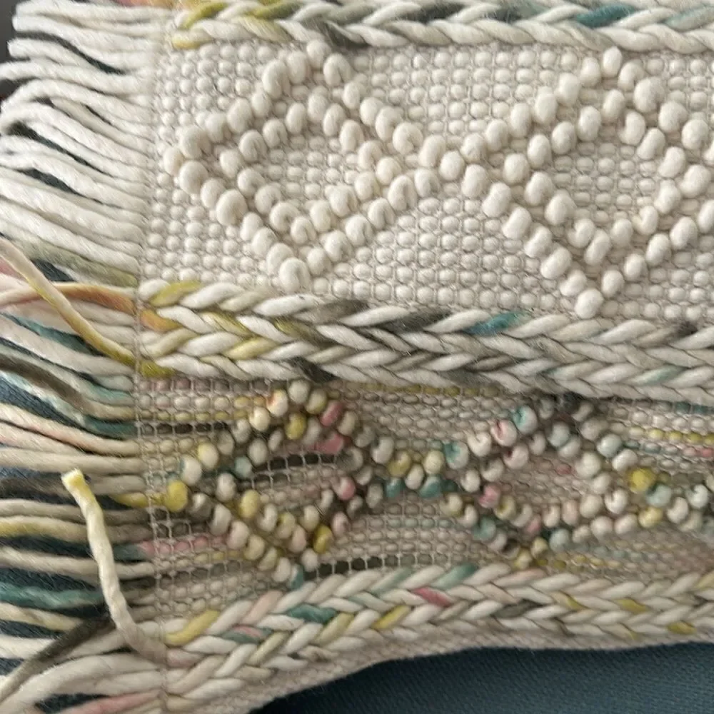 Magnolia Home Boho Style Rectangular Throw Pillow Cover 13”x21”